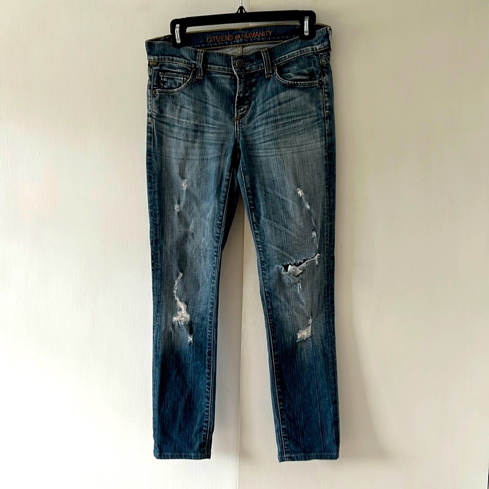 Citizens of Humanity Avedon low rise skinny leg jeans, size 27